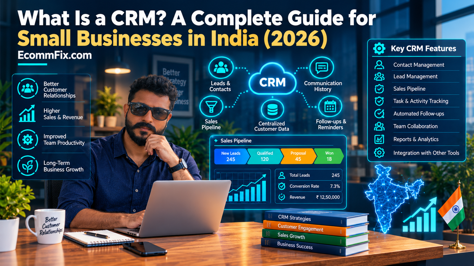 CRM for Small Businesses — Manage Leads. Improve Follow-Ups. Build Better Systems.